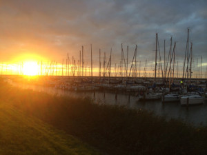 Lelystad-haven-zonsondergang
